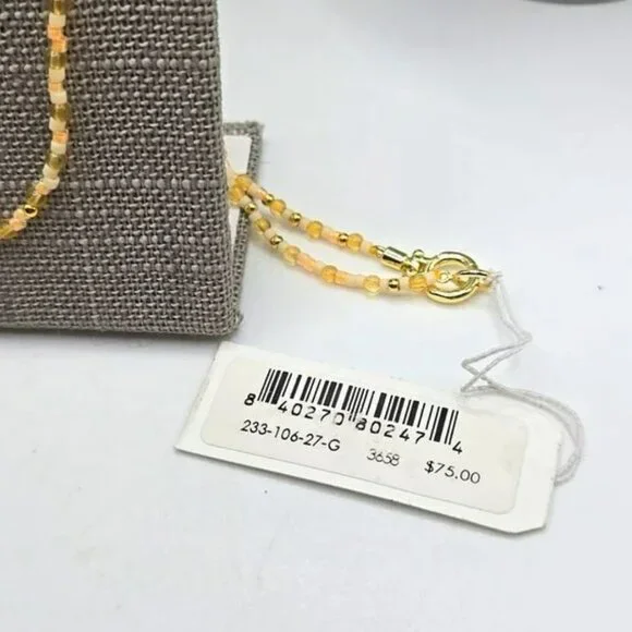 Gorjana Poppy Gem Necklace in Citrine - Picture 5 of 5